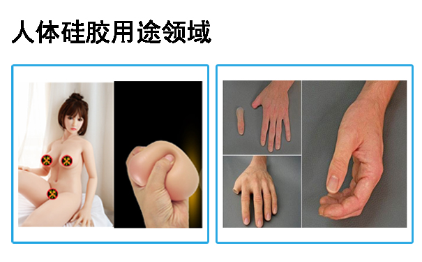 人體硅膠用途應用于哪些領域？